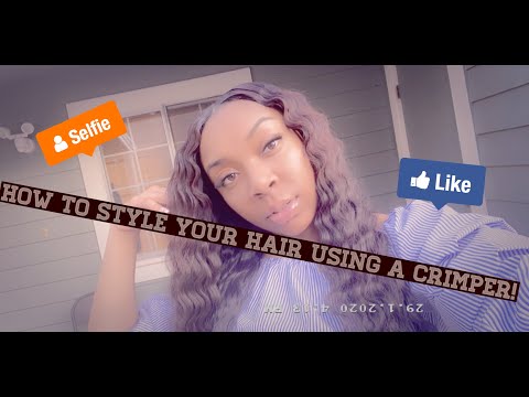 video-linktoworks-How to style your hair USING A CRIMPER!!