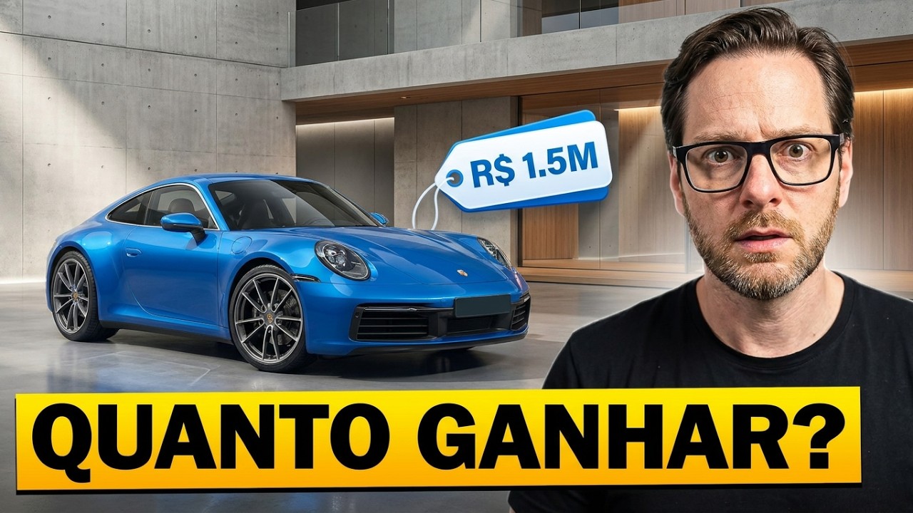 QUANTO VOCÊ PRECISA GANHAR PARA BANCAR UM PORSCHE?!