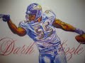 Terrell Suggs painting Terrell Suggs painting