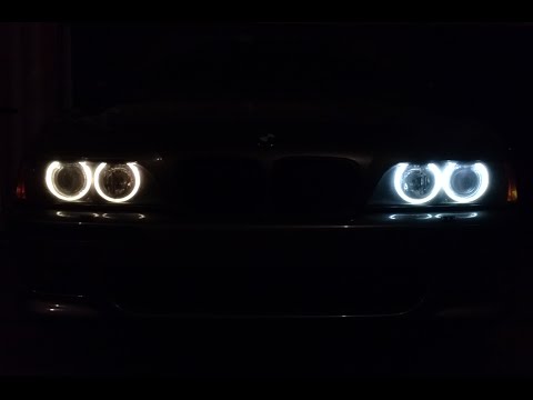 01-03 BMW E39 5 Series 60W CREE LED Angel Eyes Upgrade DIY