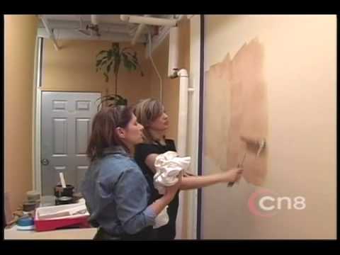 Learn how to use a damask stencil to ...