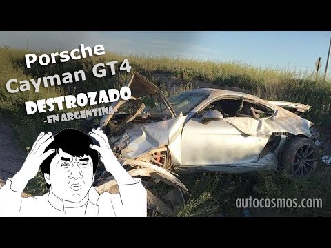 Porsche Cayman GT4 choca en Mendoza | Autocosmos