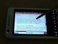Opera Mini Sony Ericsson P1i touchscreen navigation Opera Mini Sony Ericsson P1i touchscreen navigation