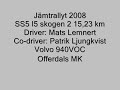 Jämtrallyt 2008 SS5 I5 skogen 2