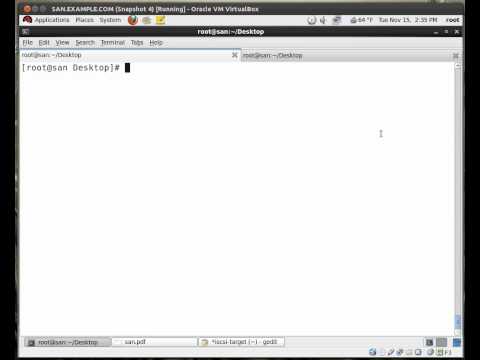 how to discover iscsi lun in linux