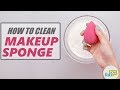 how to clean a beauty blender