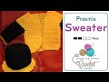 Crochet Preemie Sweater Tutorial