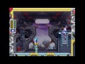this time we take a dip into the artic and take on another ridiculous looking robot. chronoforce, the 1st water-ice-liquid robot master of this game., is a crab or something. oh wait, it says he is a horseshoe crab. well i was close, i guess.