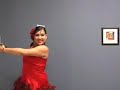 Flamenco dance: krystal 15 years old