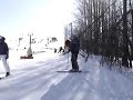 My baby skiing at Bittersweet