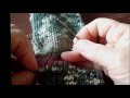 improved version-kitchener stitching sock toes with the use of waste yarn.wmv
