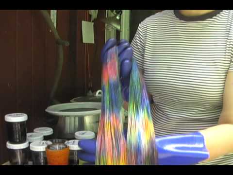 how to dye variegated yarn