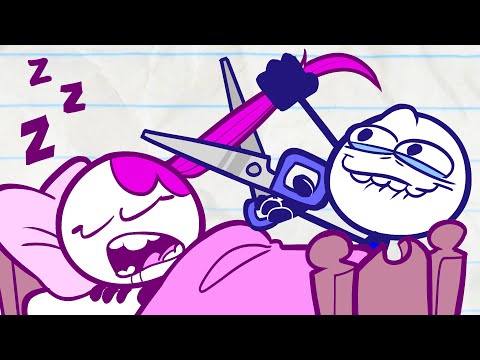 Pencilmate's Sneaky Prank! | Animated Cartoons Characters | Animated Short Films | Pencilmation