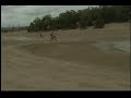 Brenton trying to skip on water