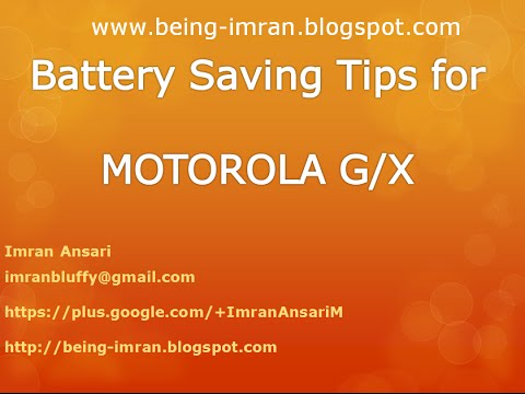 how to improve moto x battery life