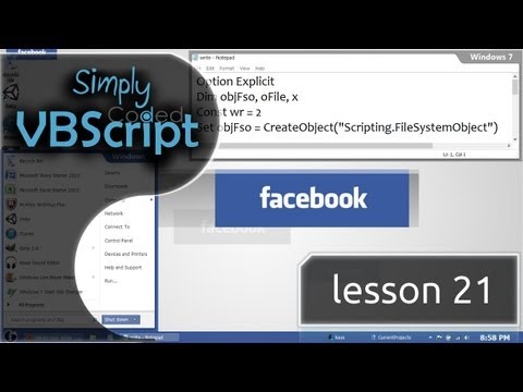 how to write vbscript
