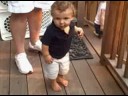 Linus dances to funkytown on first birthday!