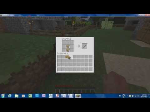 how to make a minecraft sword