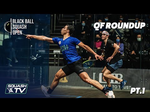 Squash: CIB Black Ball Open 2020 - Men's QF Roundup [Pt.1]