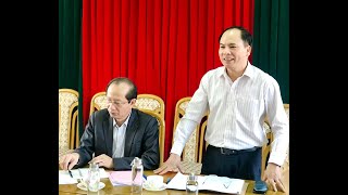 Đảng ủy khối cơ quan tỉnh làm việc với Thành ủy Uông Bí