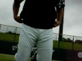 In the outfield on Morioka