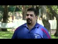Jarred Ilett talks with Dean Rioli
