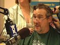 Joe Bartlett of WOR 710 AM Radio gets head shaved