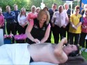 Lawrie McKinna getting his chest waxed Lawrie McKinna getting his chest waxed