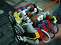 Pneumatic lego V6 engine