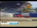 Schumacher's accident crash on 1998 in Sliverstone