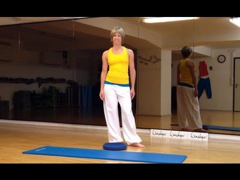 Workout mit dem Ballkissen Gabi Fastner