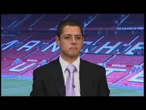 Entrevista del chicharito, nuevo jugador del manchester Chicharito web Entrevista del chicharito, nuevo jugador del manchester