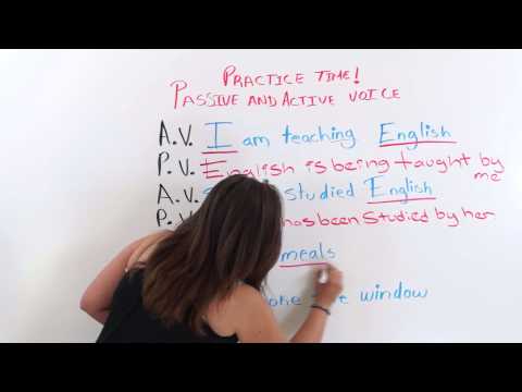 how to fix passive voice