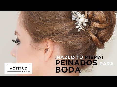 4 Peinados sencillos para una boda.