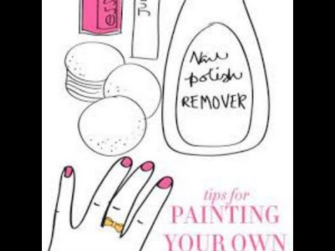 how to neatly paint nails