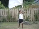 Amber first practice 4 Colorguard Summer 2007