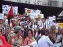 manifestación en hospital Doce de Octubre 5/6/2008.