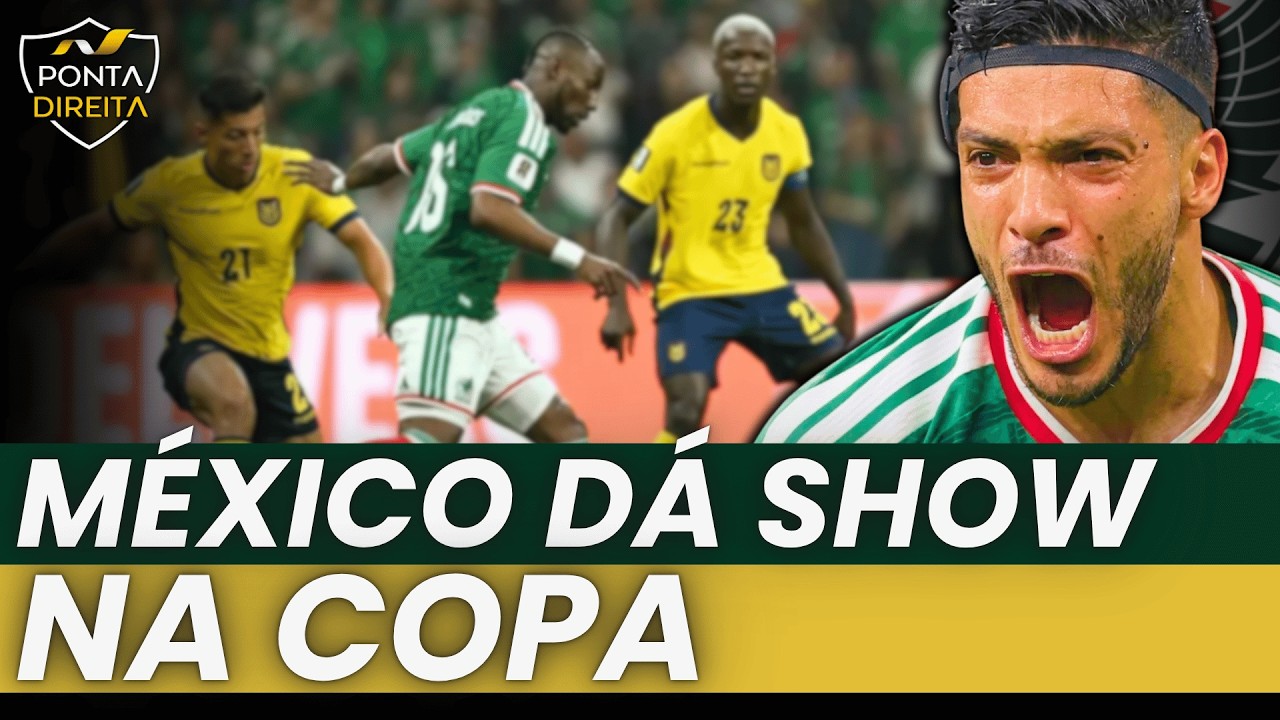¡Arriba, México! Seleção mexicana aproveita atmosfera do Azteca e vence Equador