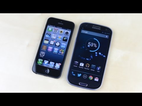 iPhone 5 vs Galaxy S3 Speed Test!