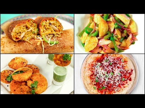 MUST TRY BREAKFAST RECIPES | South Indian Breakfast Recipes | Idli Shots | Maggi Dosa | Jini Dosa