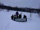 Backwards Snow Rafting