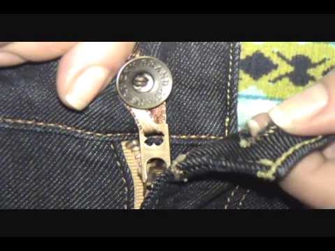 how to repair zipper on jeans