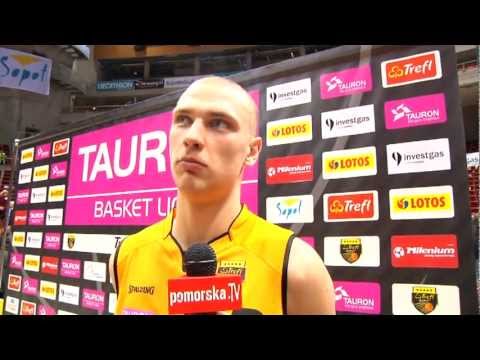 wywiady po meczu Trefl Sopot - Asseco Prokom Gdynia: Michał Michalak, Adam Hrycaniuk