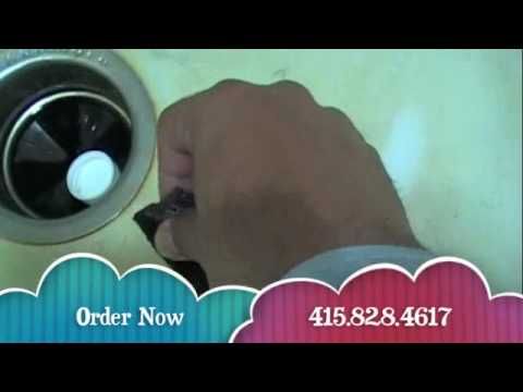 how to remove rust from ceramic sink