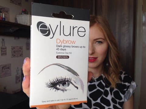 how to dye your eyebrows