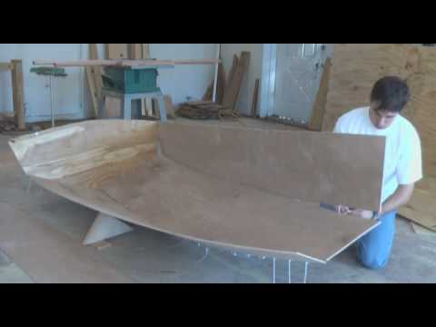 PK78 Sailing Dinghy Construction Vid #2 Hull Assembly