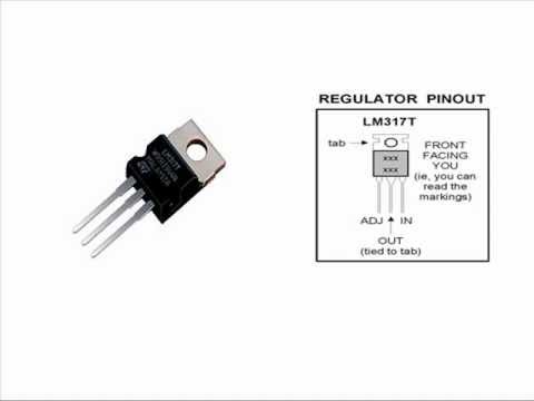 how to adjust lm317t voltage regulator