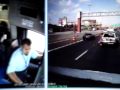 Bus Driver Texting Crash. (UNEDITED & UNCENSORED VIDEO)