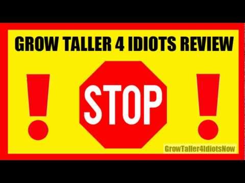 how to grow taller for idiots