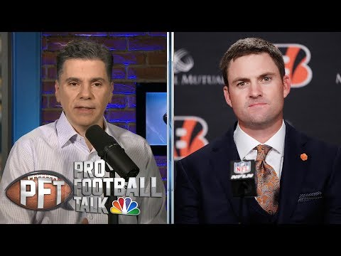 Video: New Bengals coach Zac Taylor details plan for team, Andy Dalton | Pro Football Talk | NBC Sports